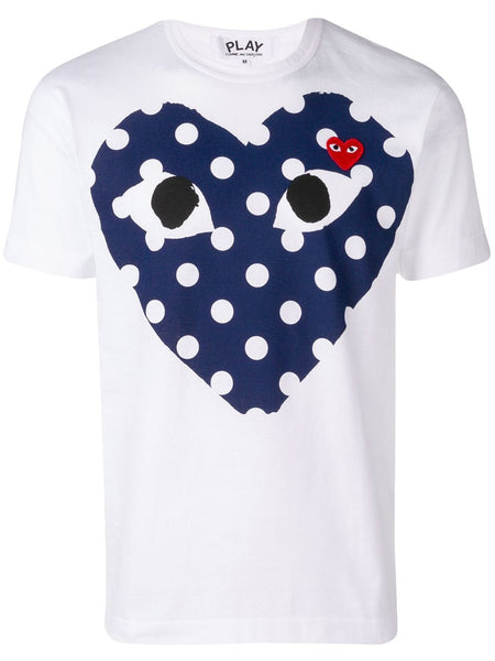 COMME DES GARÇONS PLAY heart print T-shirt