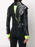 fitted biker jacket