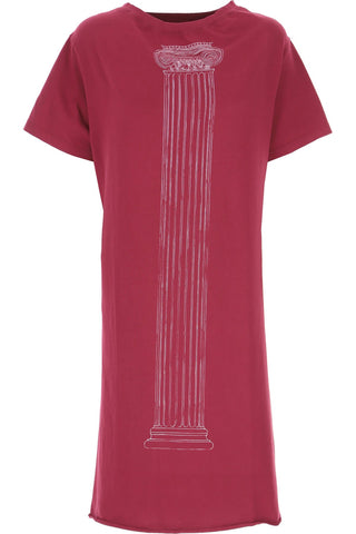 HISTORIC T-SHIRT DRESS BEET RED