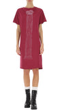 HISTORIC T-SHIRT DRESS BEET RED